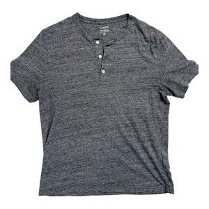 J. Crew Men's Grey Henley Shirt! Size M! NWOT!!